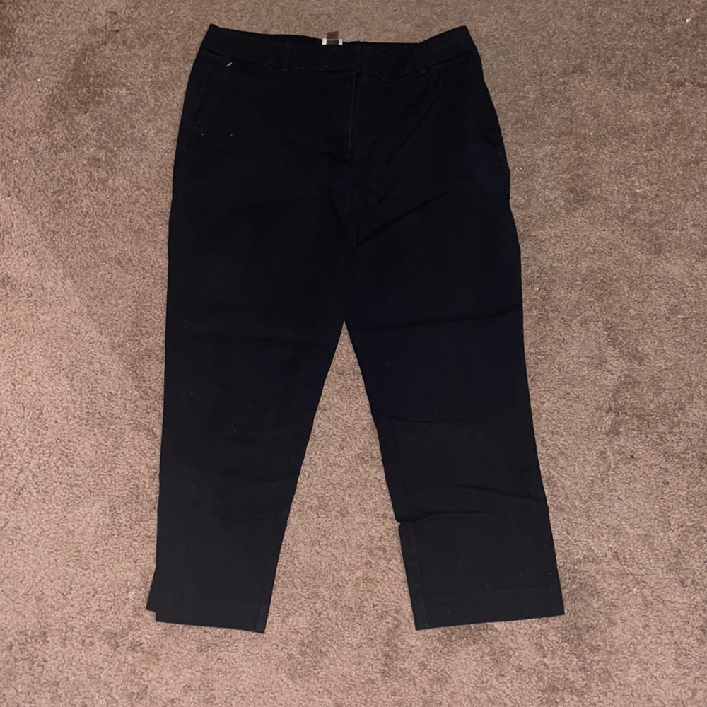 Anna Klein Black Dress Up Pants